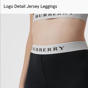 Burberry Leeging & Sports Bra Set